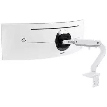 45-647-216 HX Series Desk Monitor Arm - Pivot - Max 19Kg - up to 49inch - white