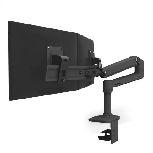 45-489-224 LX Series Monitor mount Arm - schwarz - Dual Display - max 25 inch